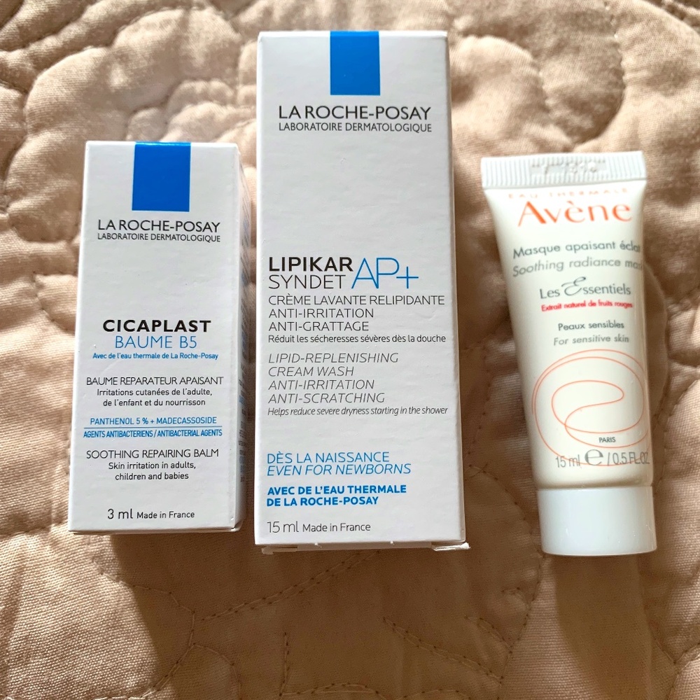 🔥SALE 75% OFF🔥New ✨ Set/3 💝La Roche Pose + Avène